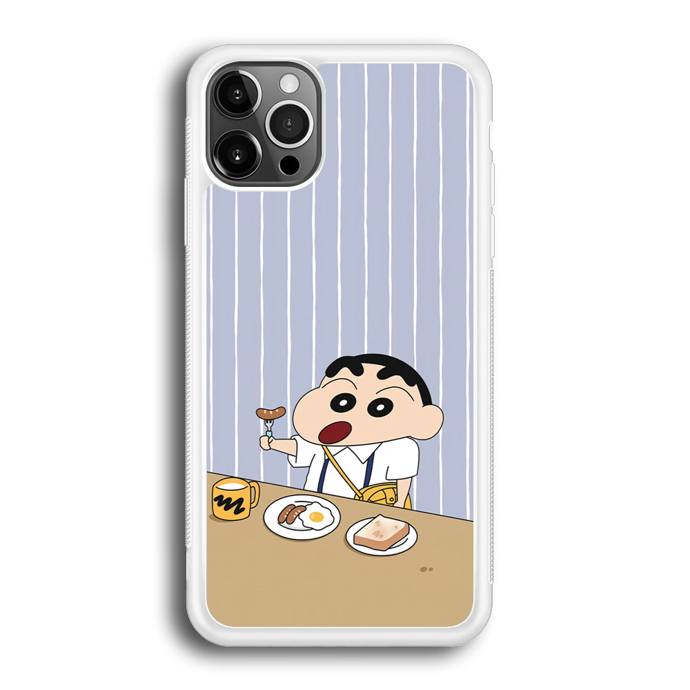 Crayon Shinchan Take a Breakfast iPhone 12 Pro Case