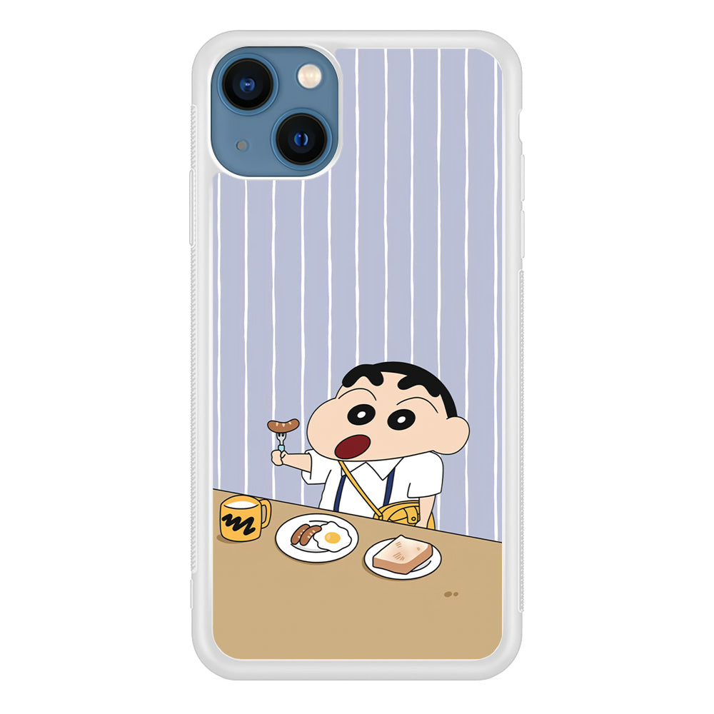 Crayon Shinchan Take a Breakfast iPhone 13 Case