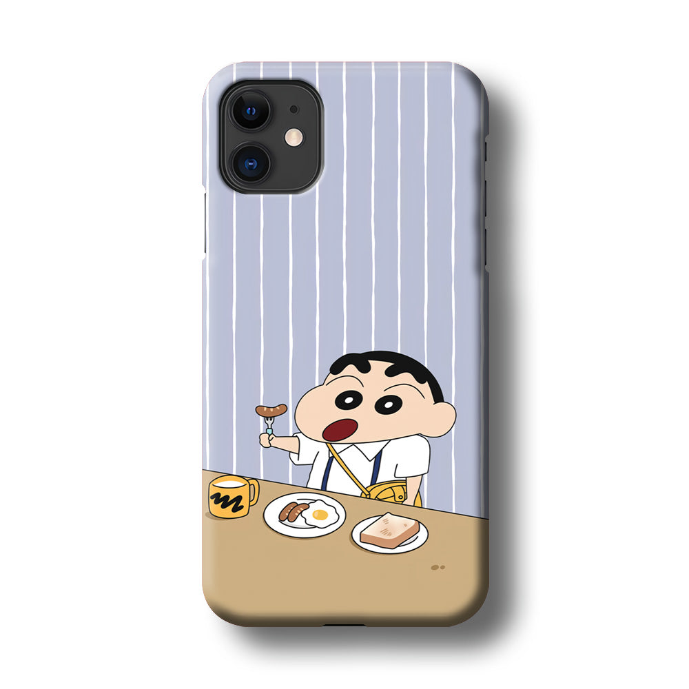 Crayon Shinchan Take a Breakfast iPhone 11 Case