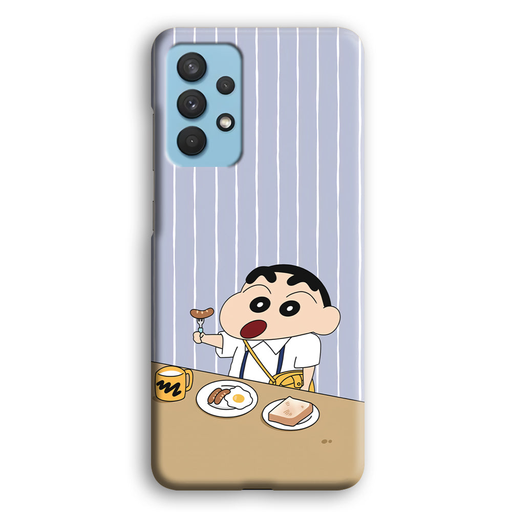 Crayon Shinchan Take a Breakfast Samsung Galaxy A32 Case