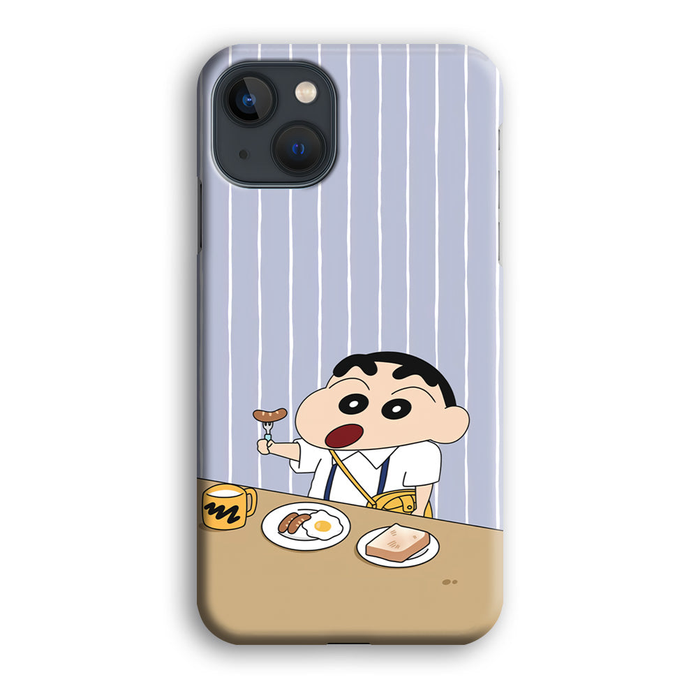 Crayon Shinchan Take a Breakfast iPhone 13 Case