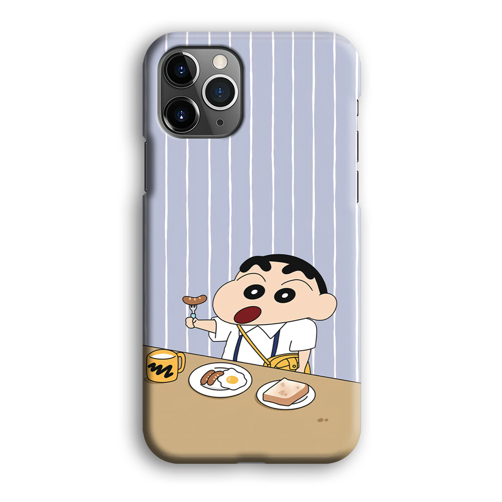 Crayon Shinchan Take a Breakfast iPhone 12 Pro Case