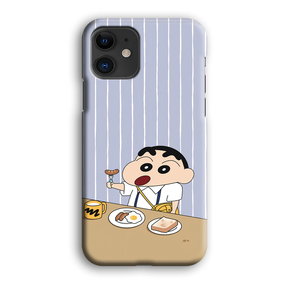 Crayon Shinchan Take a Breakfast iPhone 12 Case