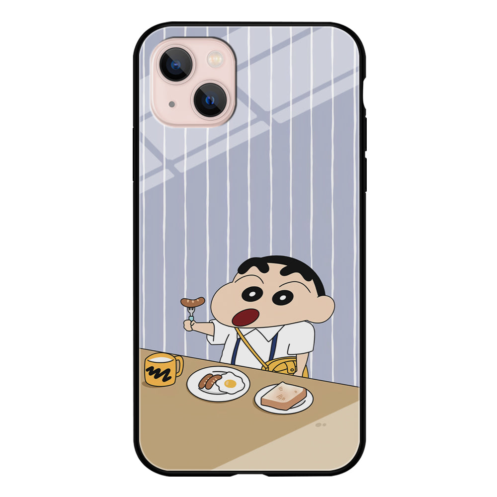 Crayon Shinchan Take a Breakfast iPhone 13 Case