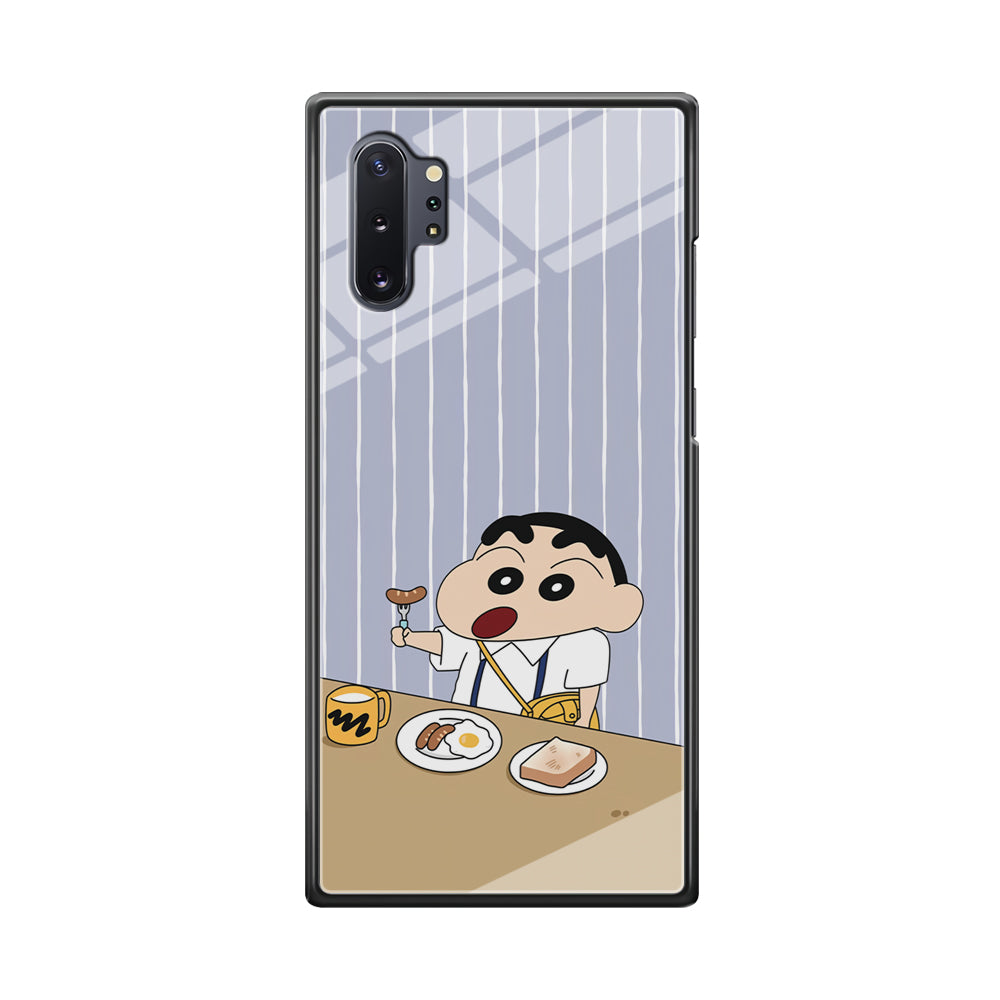 Crayon Shinchan Take a Breakfast Samsung Galaxy Note 10 Plus Case