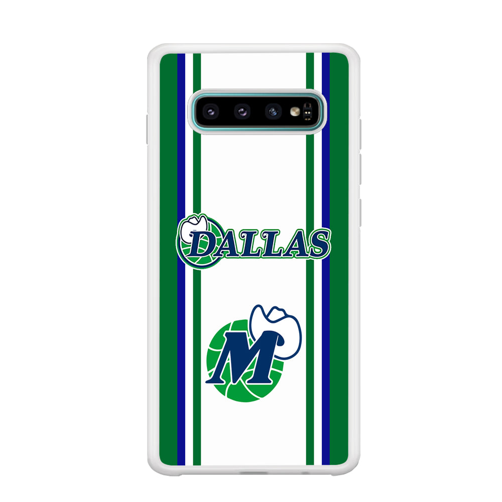 Dallas Mavericks The Center Emblem Samsung Galaxy S10 Case