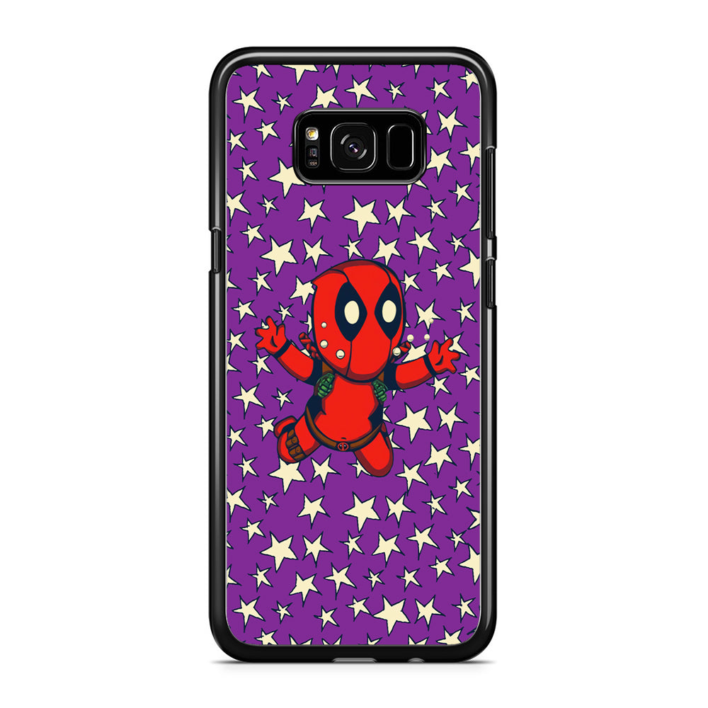 Deadpoll Fly Between The Stars Samsung Galaxy S8 Plus Case Rubber Black (2D Case)