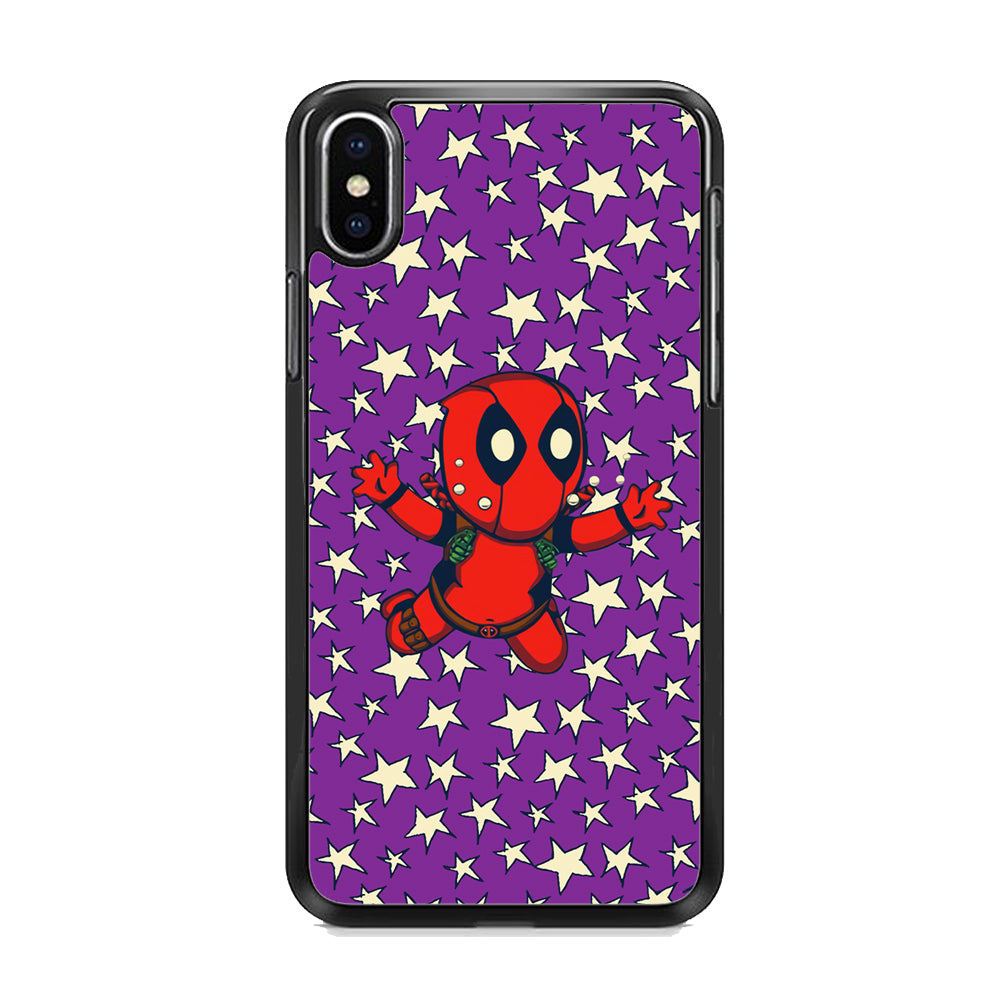 Deadpoll Fly Between The Stars iPhone X Case