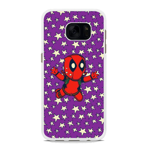Deadpoll Fly Between The Stars Samsung Galaxy S7 Edge Case