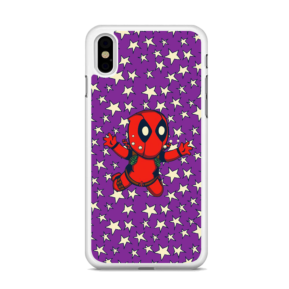 Deadpoll Fly Between The Stars iPhone X Case