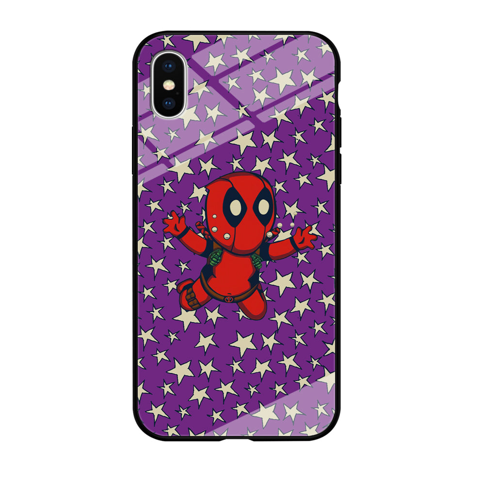 Deadpoll Fly Between The Stars iPhone X Case