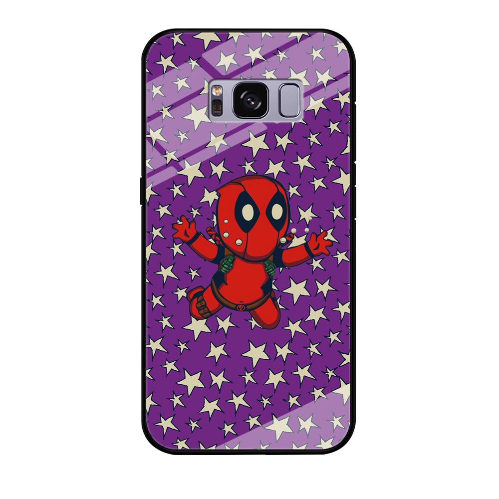 Deadpoll Fly Between The Stars Samsung Galaxy S8 Plus Case Tempered Glass Case