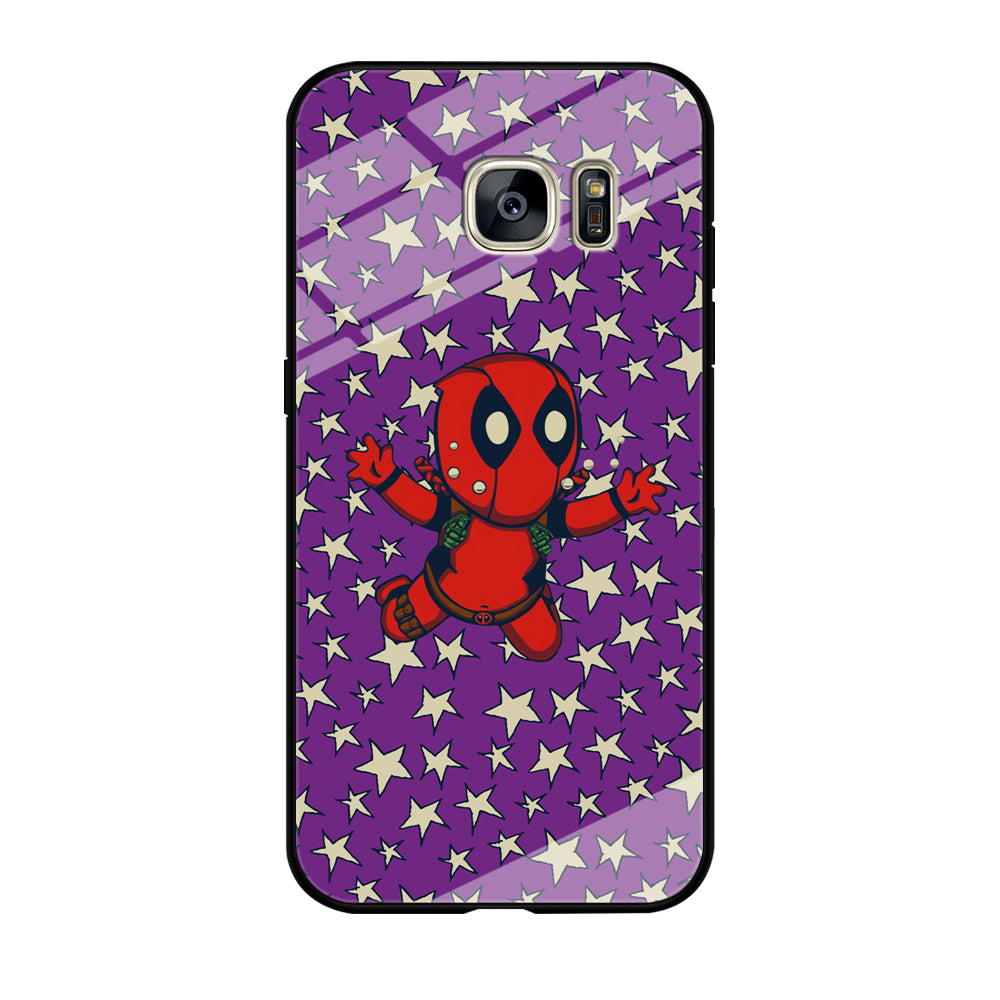 Deadpoll Fly Between The Stars Samsung Galaxy S7 Edge Case
