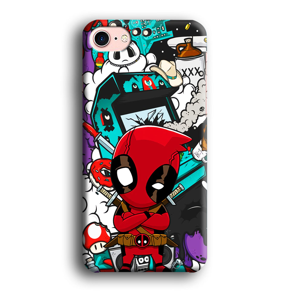 Deadpoll Game Repair iPhone 8 Case