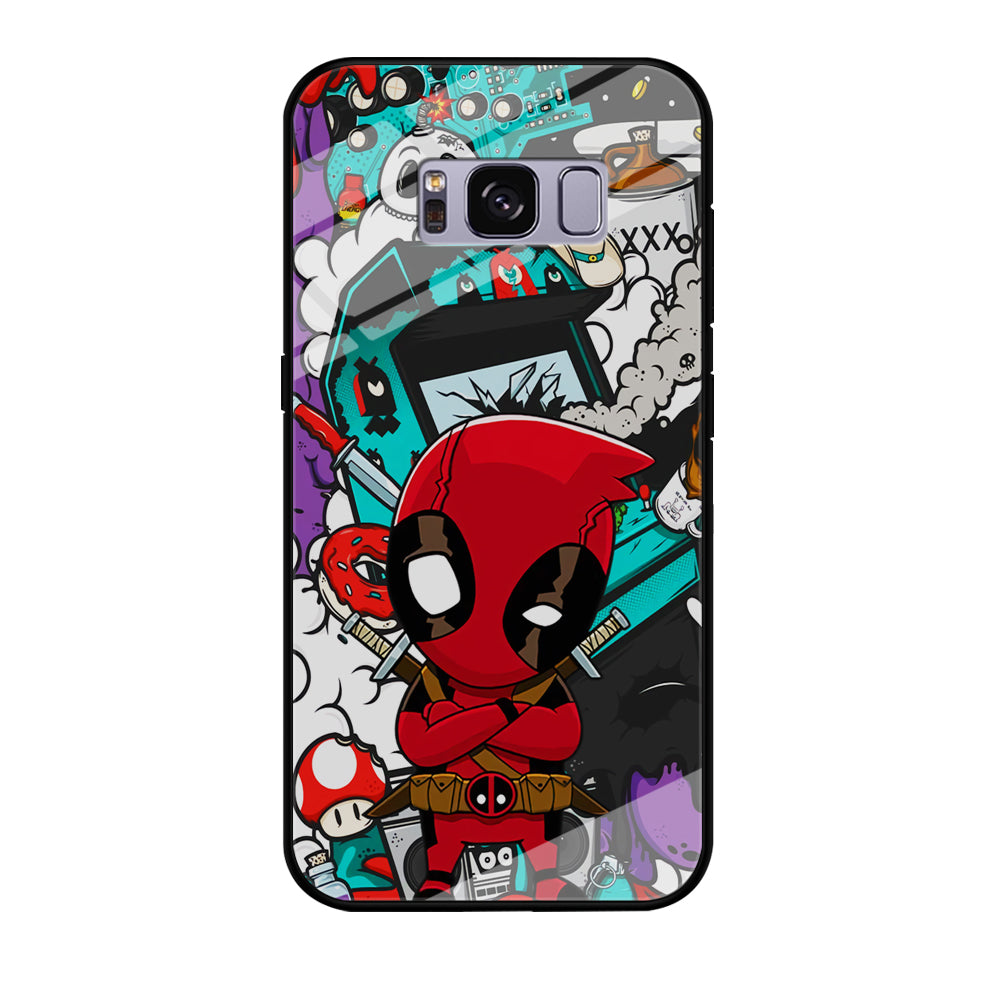 Deadpoll Game Repair Samsung Galaxy S8 Plus Case Tempered Glass Case