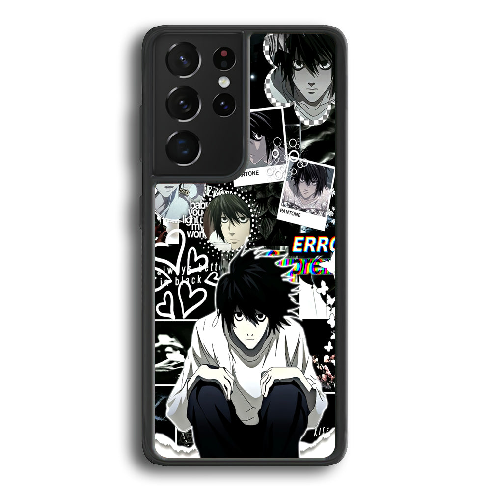 Death Note Lawliet Pantone Samsung Galaxy S21 Ultra Case