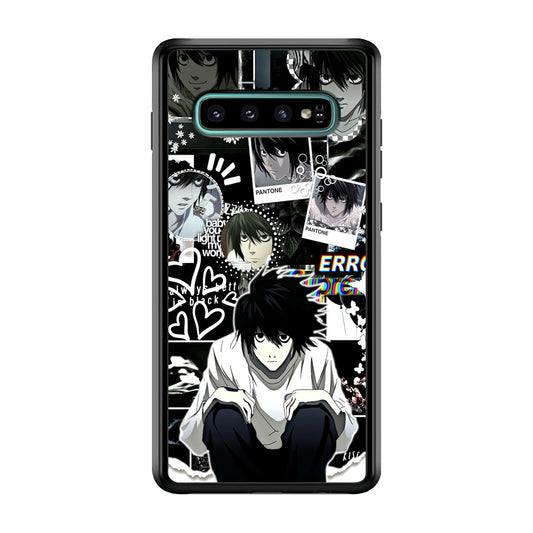 Death Note Lawliet Pantone Samsung Galaxy S10 Plus Case