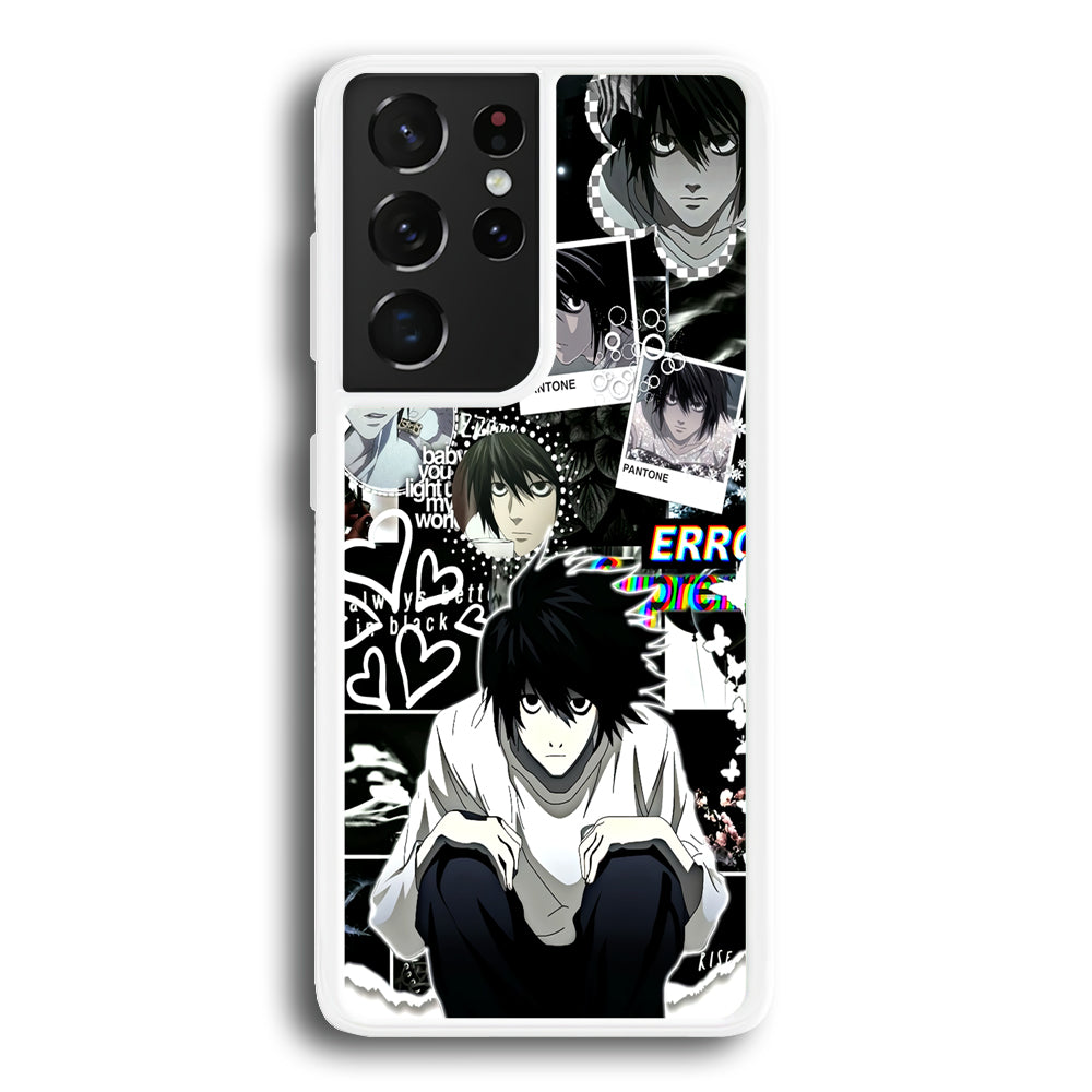 Death Note Lawliet Pantone Samsung Galaxy S21 Ultra Case