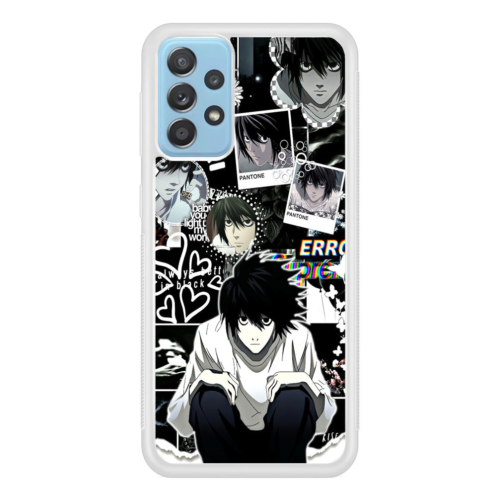 Death Note Lawliet Pantone Samsung Galaxy A52 Case