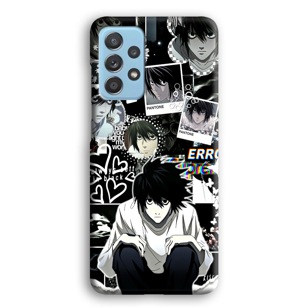 Death Note Lawliet Pantone Samsung Galaxy A52 Case