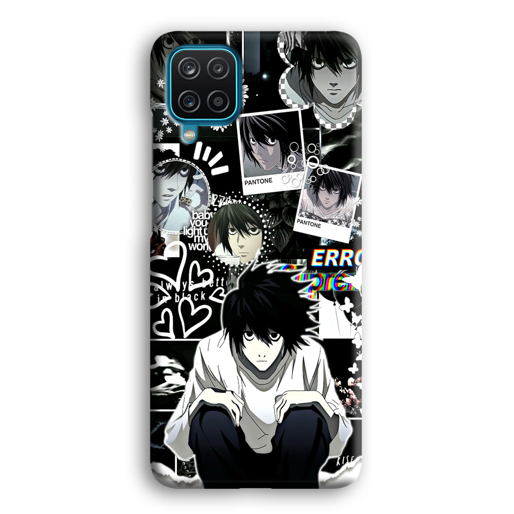 Death Note Lawliet Pantone Samsung Galaxy A12 Case