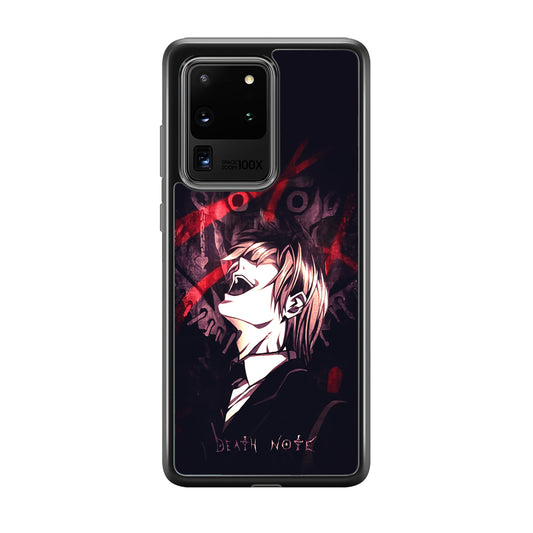 Death Note Satisfied Laugh Samsung Galaxy S20 Ultra Case