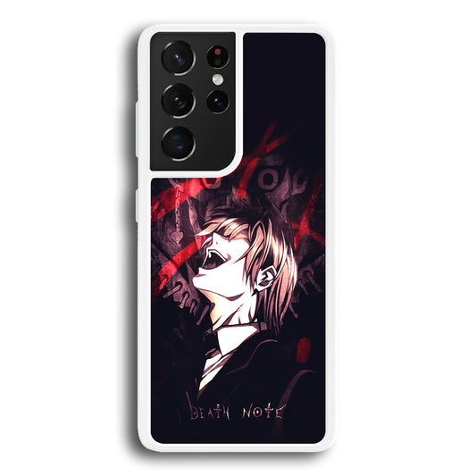 Death Note Satisfied Laugh Samsung Galaxy S21 Ultra Case