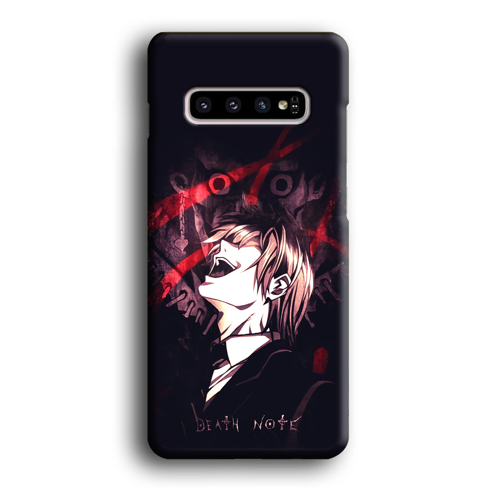 Death Note Satisfied Laugh Samsung Galaxy S10 Case