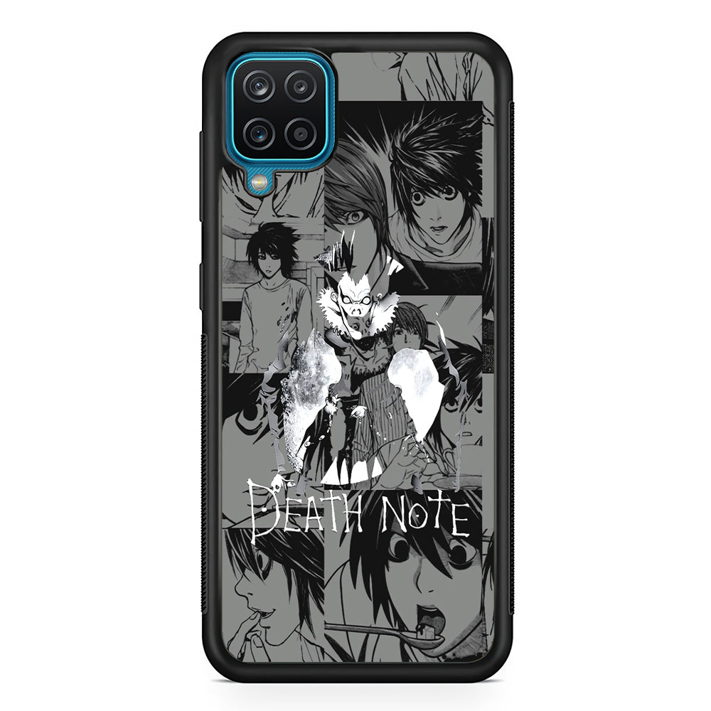 Death Note Silhouette of The Scene Samsung Galaxy A12 Case