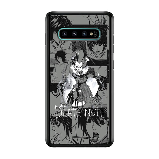Death Note Silhouette of The Scene Samsung Galaxy S10 Plus Case