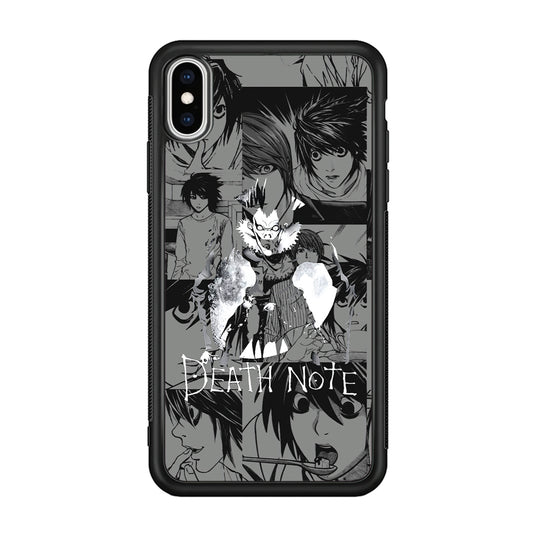 Death Note Silhouette of The Scene iPhone X Case