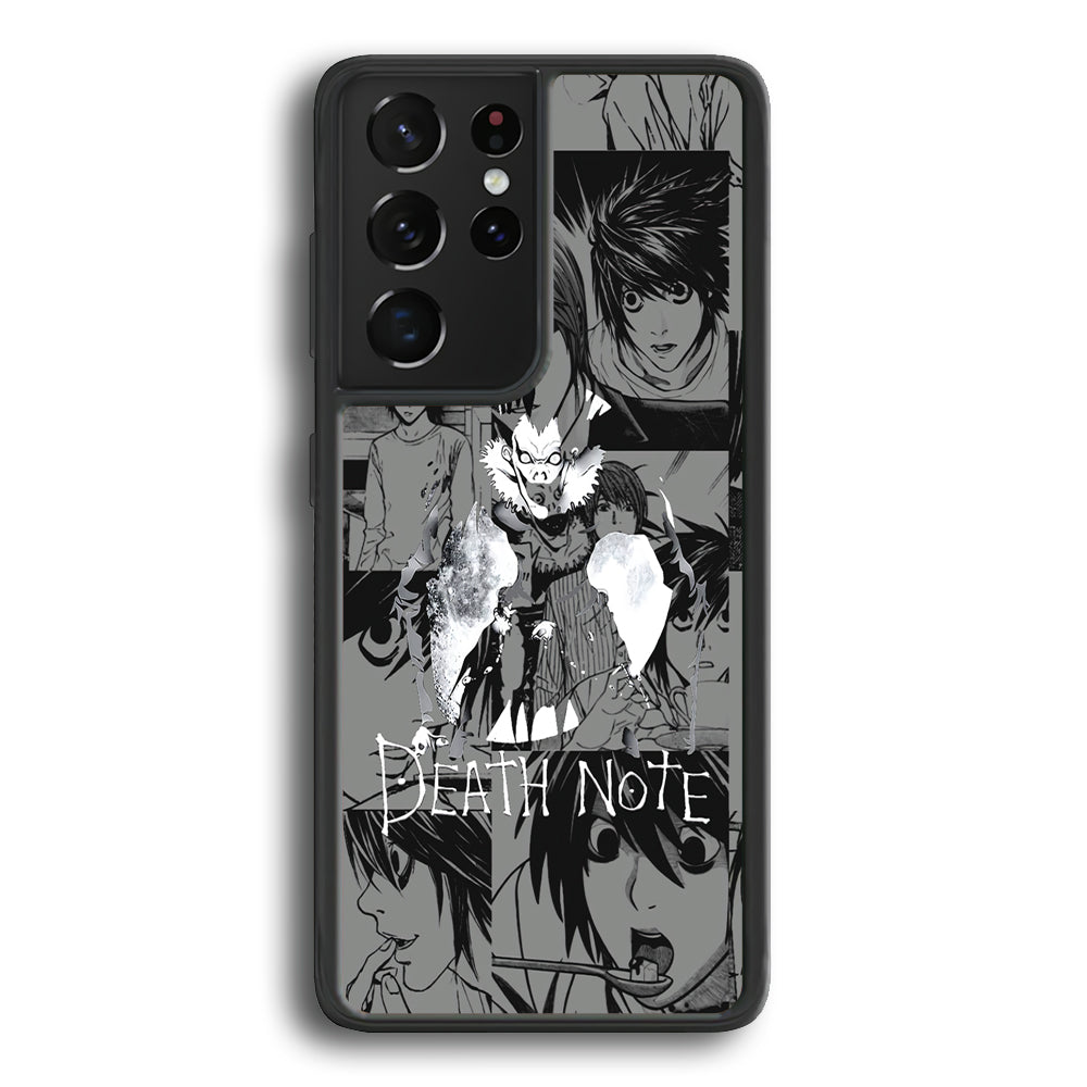 Death Note Silhouette of The Scene Samsung Galaxy S21 Ultra Case