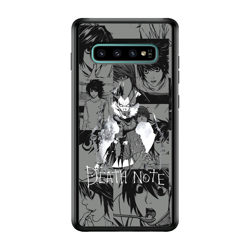 Death Note Silhouette of The Scene Samsung Galaxy S10 Case