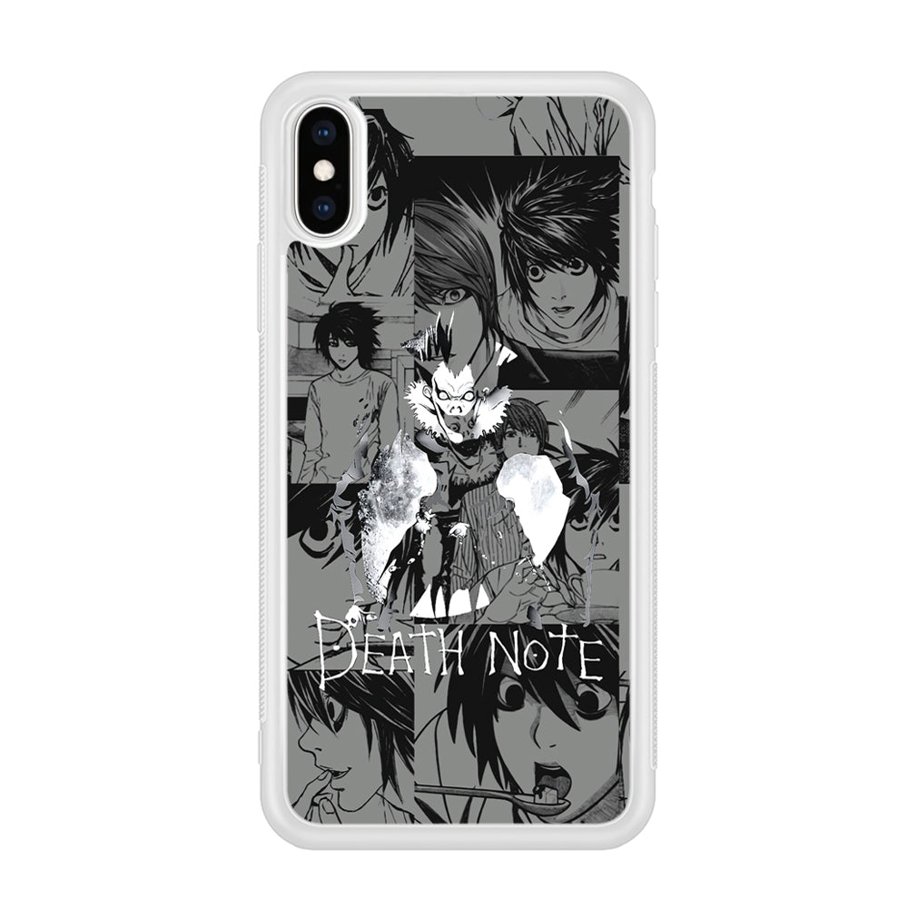 Death Note Silhouette of The Scene iPhone X Case