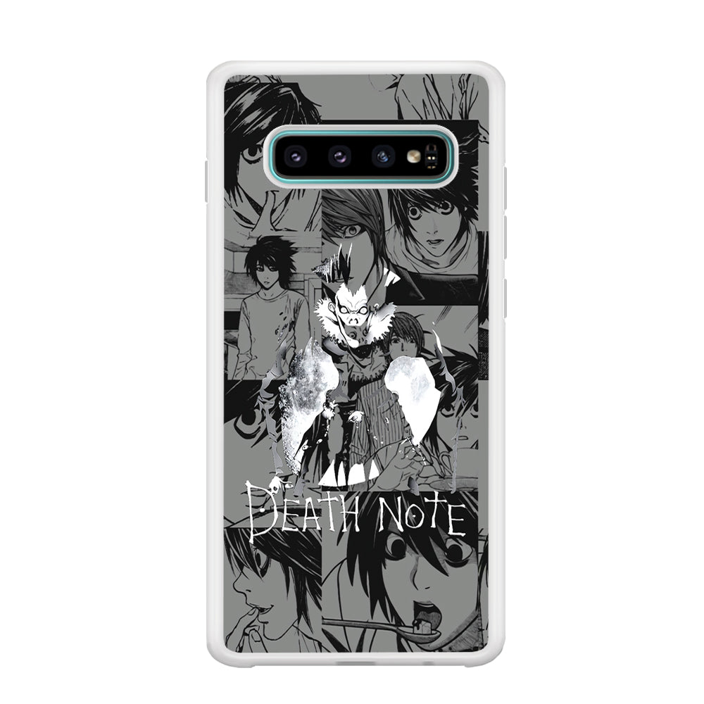 Death Note Silhouette of The Scene Samsung Galaxy S10 Case