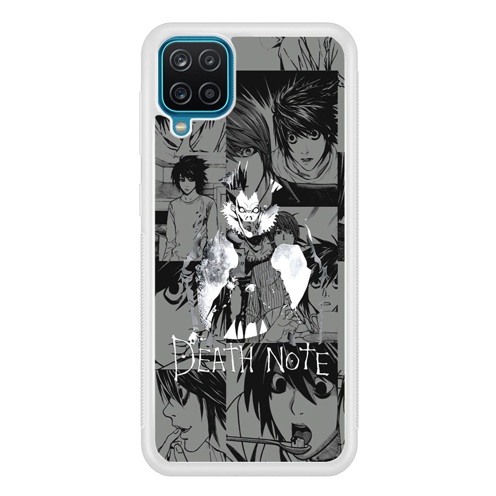 Death Note Silhouette of The Scene Samsung Galaxy A12 Case