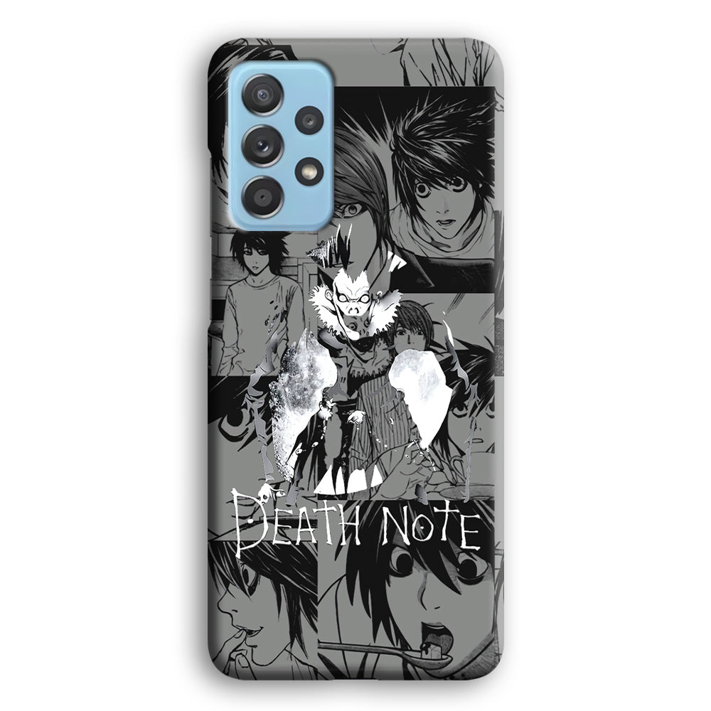 Death Note Silhouette of The Scene Samsung Galaxy A72 Case
