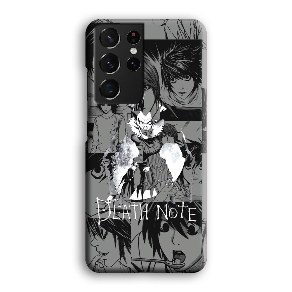 Death Note Silhouette of The Scene Samsung Galaxy S21 Ultra Case