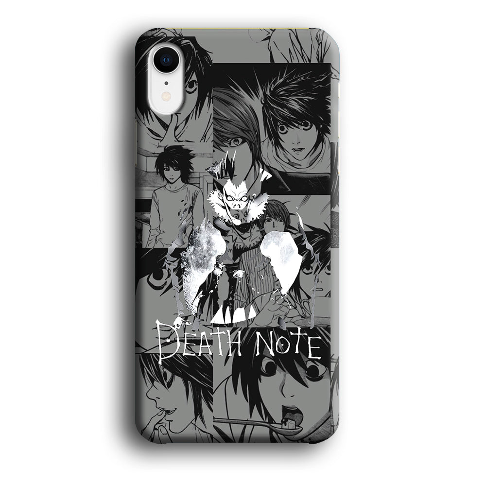 Death Note Silhouette of The Scene iPhone XR Case