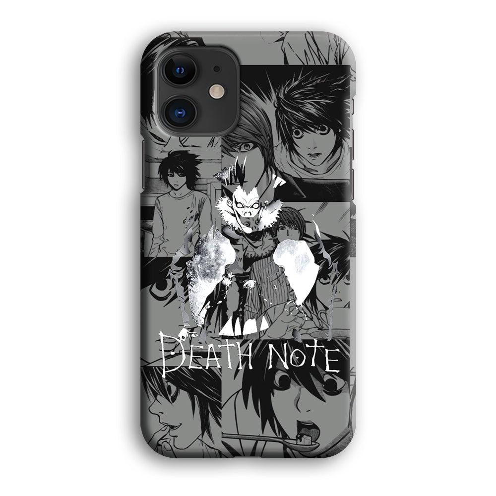 Death Note Silhouette of The Scene iPhone 12 Case