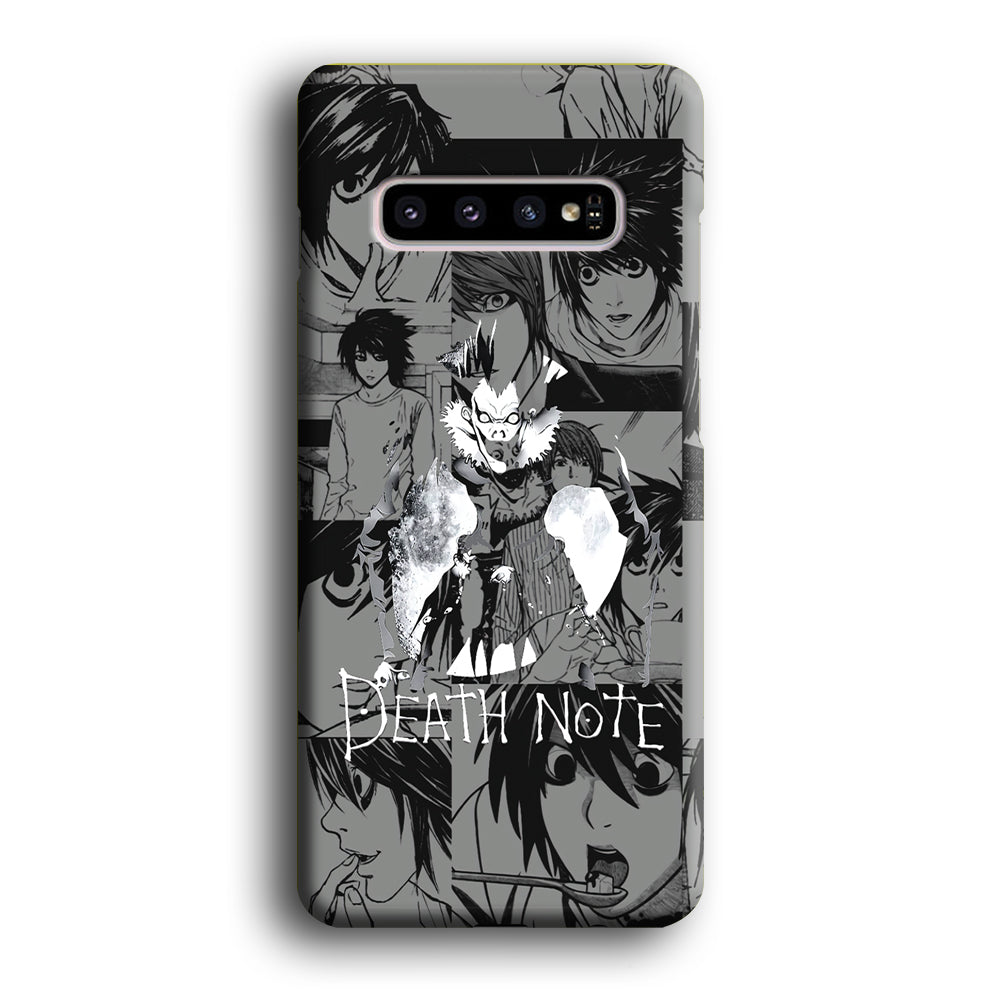 Death Note Silhouette of The Scene Samsung Galaxy S10 Case