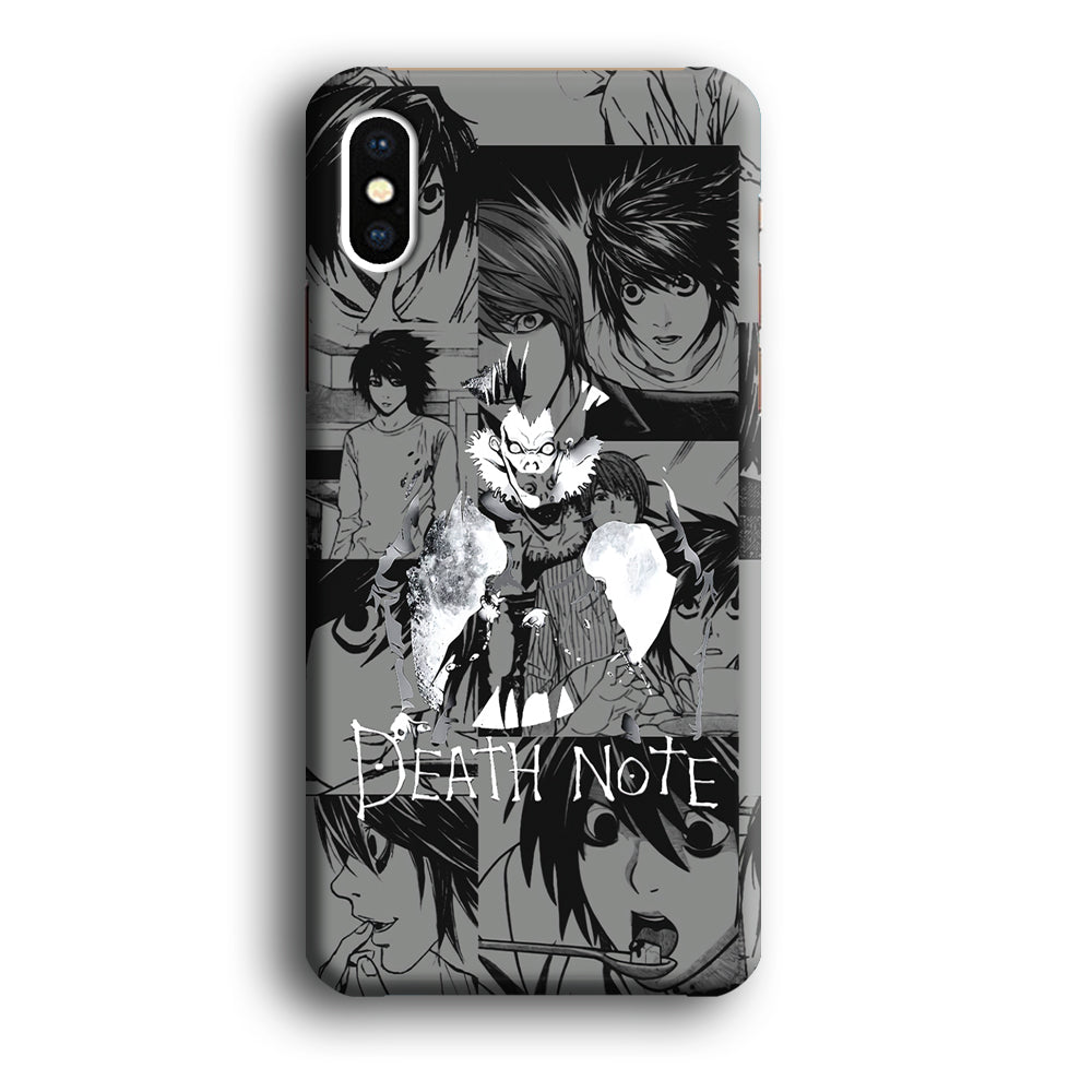 Death Note Silhouette of The Scene iPhone X Case