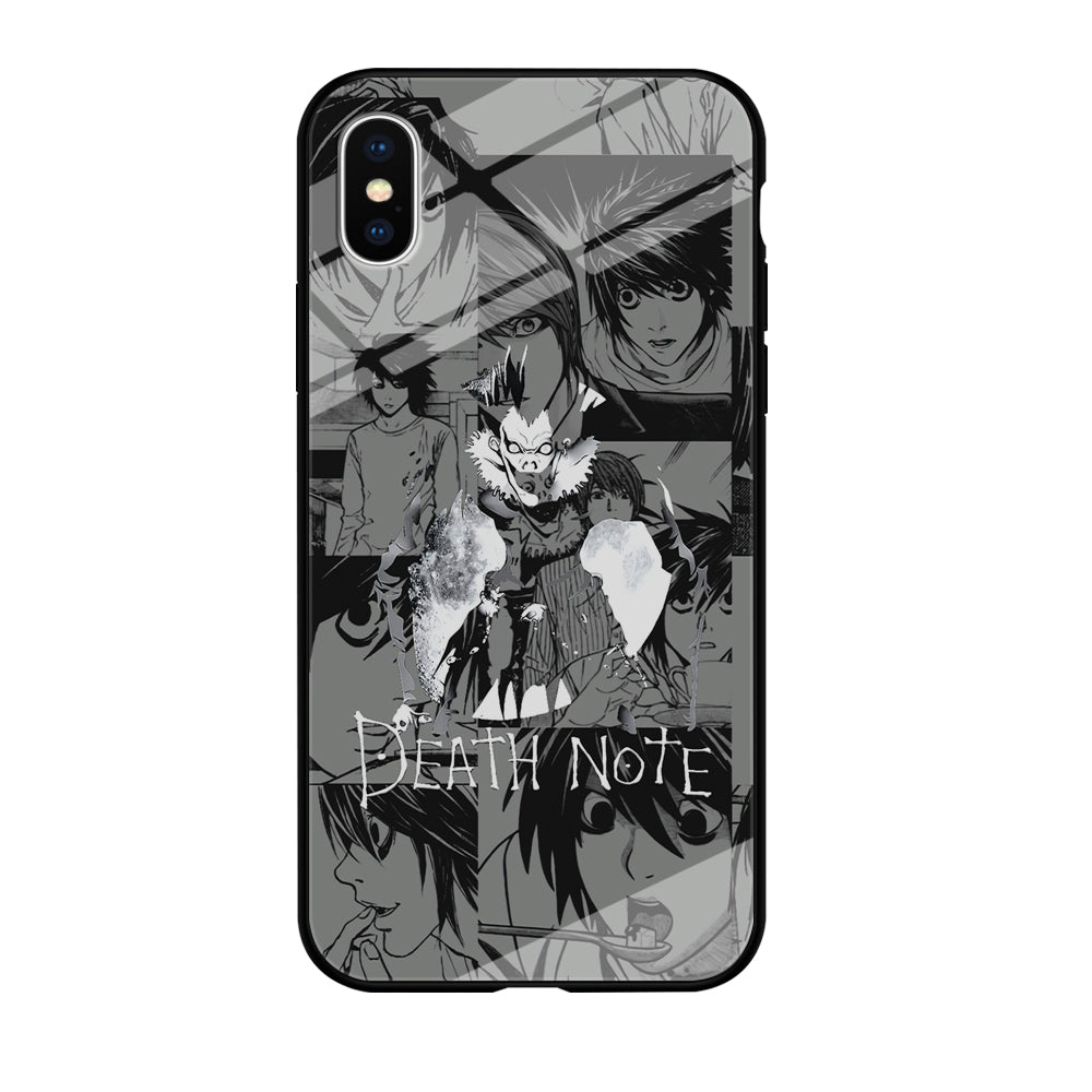 Death Note Silhouette of The Scene iPhone X Case