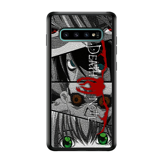 Death Note The Stare Samsung Galaxy S10 Case