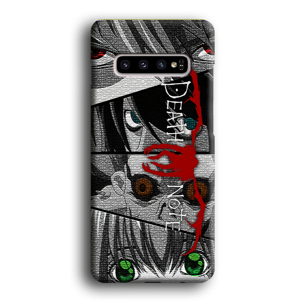 Death Note The Stare Samsung Galaxy S10 Case