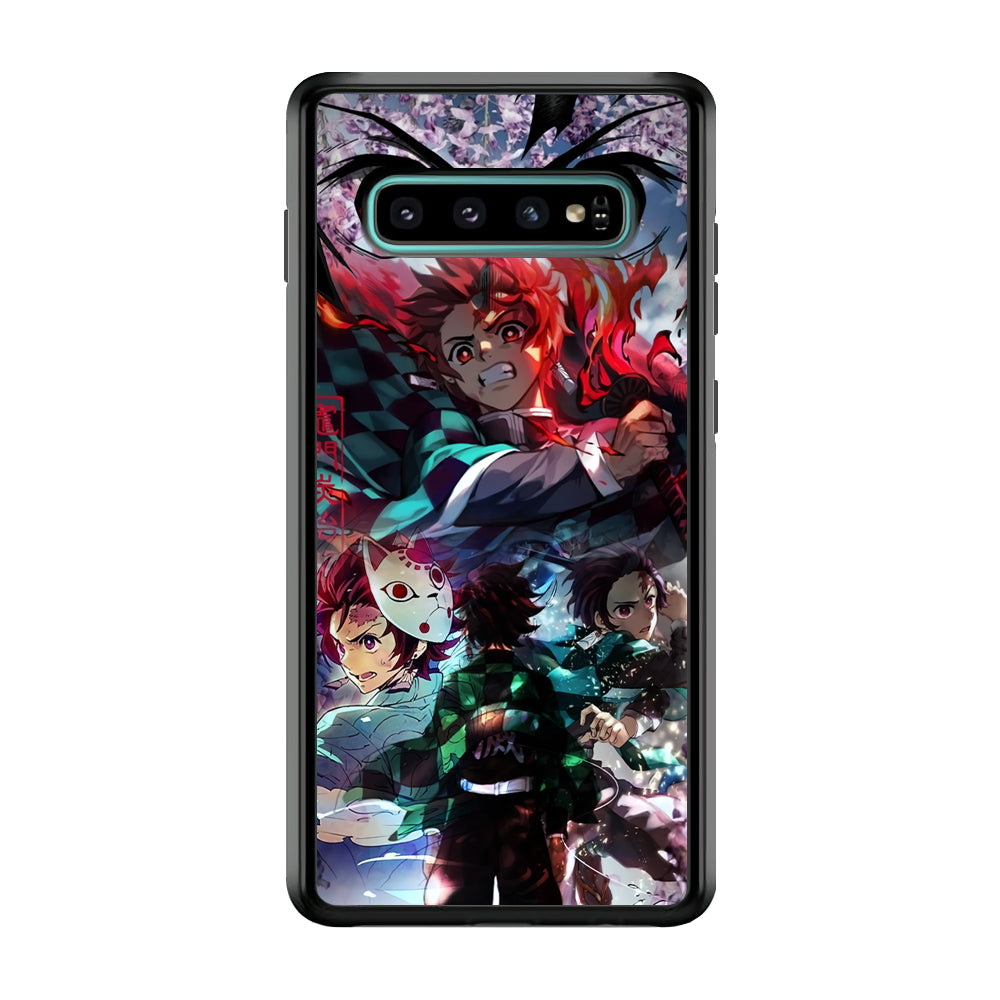 Demon Slayer Soul of Fighter Samsung Galaxy S10 Case