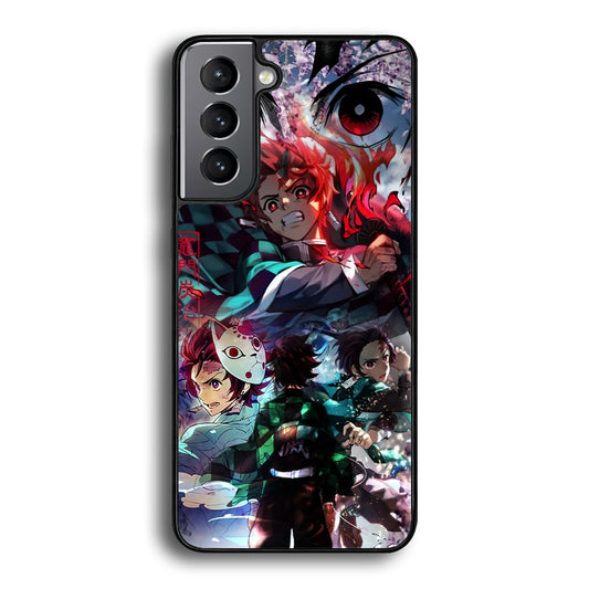 Demon Slayer Soul of Fighter Samsung Galaxy S21 Plus Case - Carneyforia