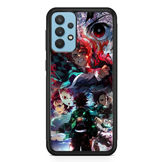 Demon Slayer Soul of Fighter Samsung Galaxy A32 Case