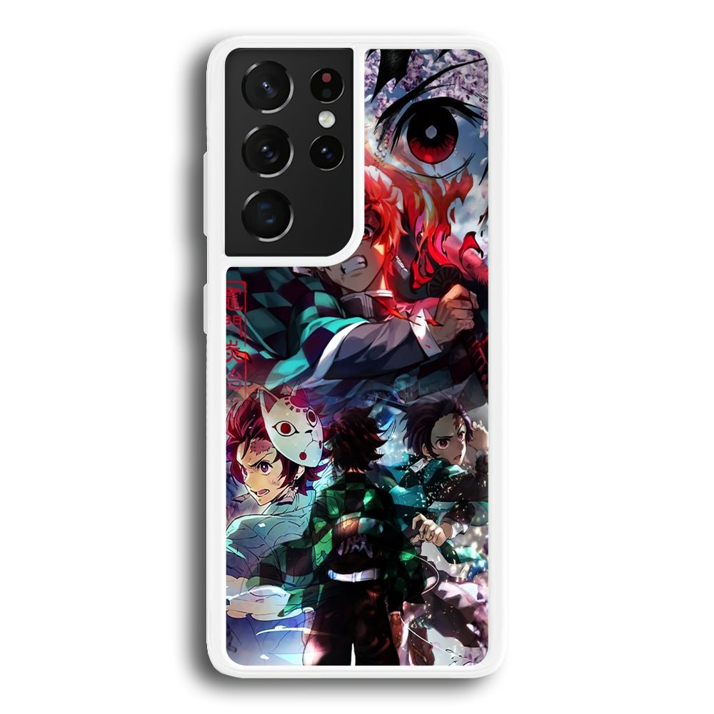 Demon Slayer Soul of Fighter Samsung Galaxy S21 Ultra Case