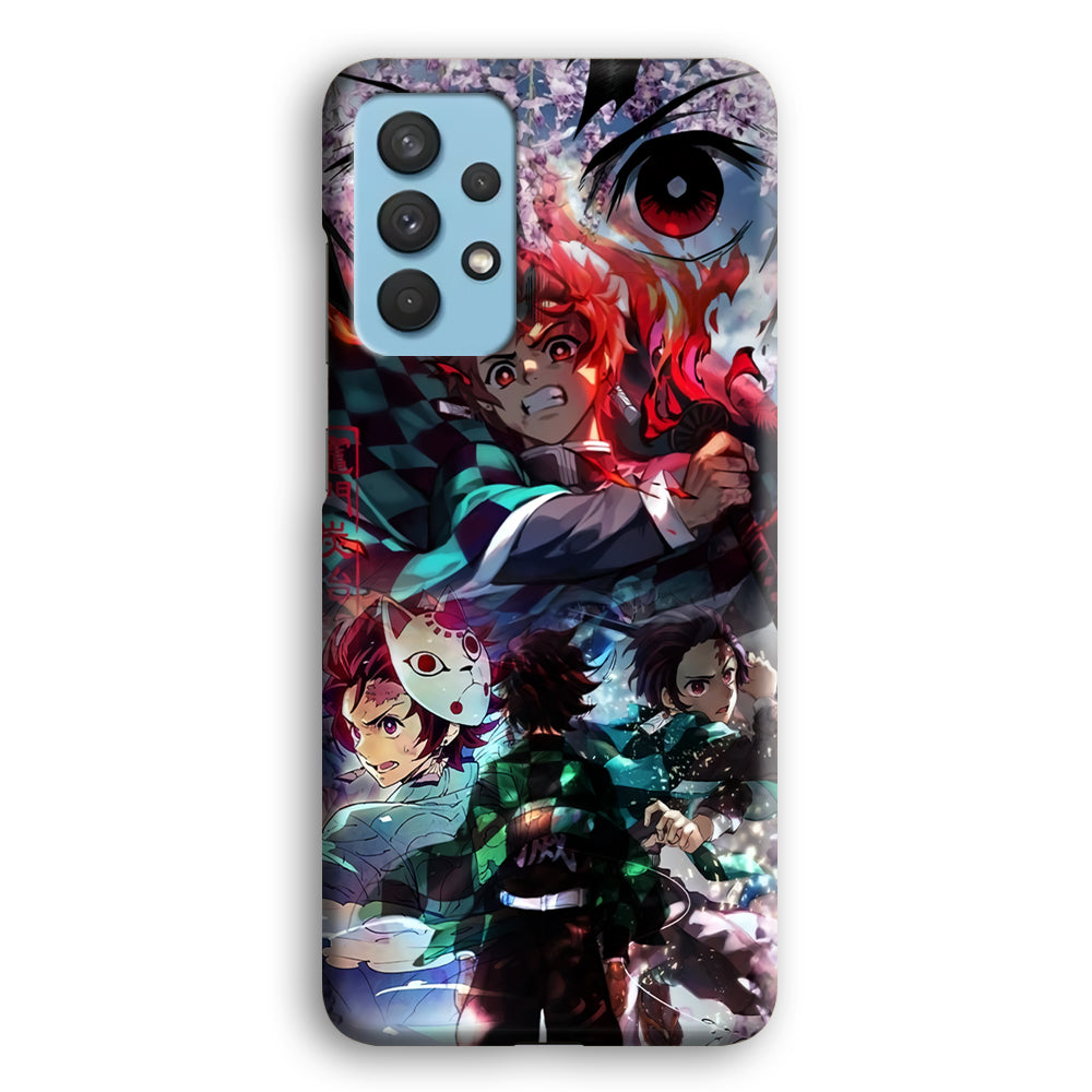 Demon Slayer Soul of Fighter Samsung Galaxy A32 Case